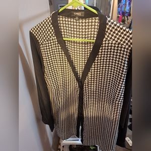 Houndstooth Blouse